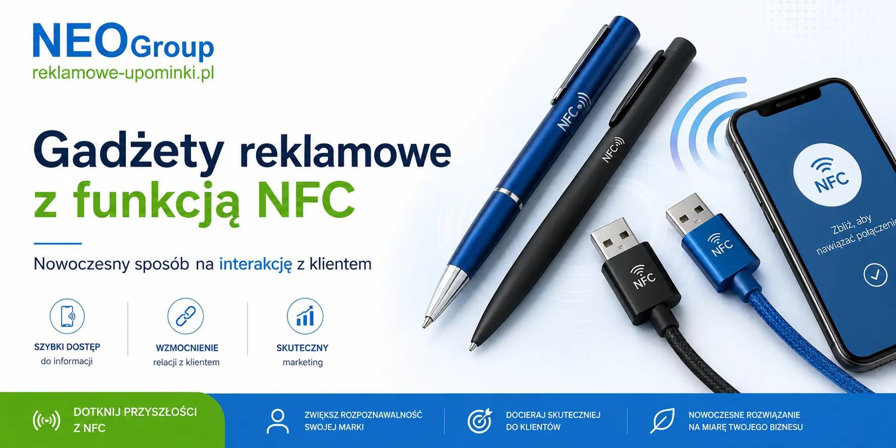 Gadżety reklamowe z funkcją NFC